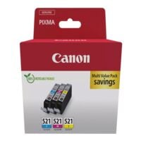 Canon Tintenpatronen-Set CLI-521 CMY