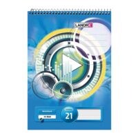 Landr Spiral-Notizblock, A7, liniert, 40 Blatt