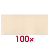 OTTO Office Re Trennstreifen, Recycling-Karton Rechteck 24/10,5 cm, 100 St�ck