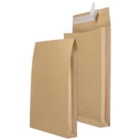 Mailmedia 100 Faltentaschen mit Steh-/Klotzboden, B4 130 g/m² ohne Fenster