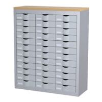 Paperflow Schubladenschrank - 12 Reihen je 3 Schbe