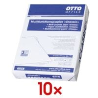 10x Multifunktionales Druckerpapier A4 OTTO Office Classic - 5000 Blatt gesamt