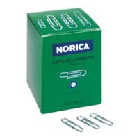Norica Büroklammern 24mm glatt, silberfarben, 1000 Stück