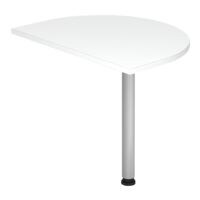 OTTO Office Premium Ansatztisch LA60 »OTTO Office Line II« 80 cm Halbkreis inkl. Stützfuß