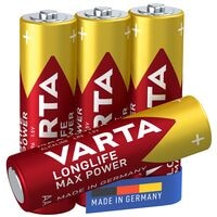Varta 4er-Pack Batterien »LONGLIFE Max Power« Mignon / AA / LR06