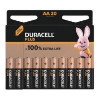 Duracell 20er-Pack Batterien »Plus« Mignon / AA / LR06