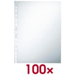 LEITZ Prospekth�lle 4790 A4 genarbt, oben offen - 100 St�ck