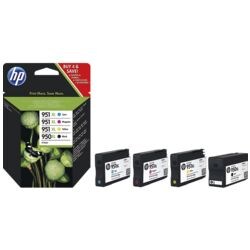 HP Tintenpatronen-Set HP 950XL + HP 951XL Multipack, schwarz, cyan, magenta, gelb - HP C2P43AE