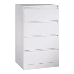 Hängeregistraturschrank A4, zweibahnig, 4 Schübe