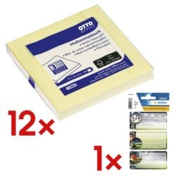 12x OTTO Office 7,5 x 7,5 cm, 1200 Blatt gesamt, gelb inkl. Buchettiketten »Fußball« 12x OTTO Office 7,5 x 7,5 cm, 1200 Blatt gesamt, gelb inkl. Buchettiketten »Fußball«