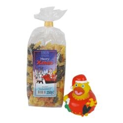 Geschenkset »Pasta Merry X-Mas + Quietsche-Entchen«