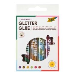folia 6er-Set Fl�ssigklebe-Stifte �Glitter Glue�