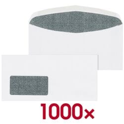 Mailmedia 1000 Sicherheitsumschl�ge DIN lang+ mit Fenster