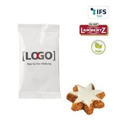 Weihnachtsgruß »Zimtstern« mit Ihrem Logo