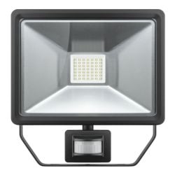 goobay LED Außen-Flutlichstrahler mit Bewegungsmelder 50 W schwarz