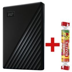 Western Digital My Passport™ 1 TB, externe HDD-Festplatte, USB 3.0, 6,35 cm (2,5 Zoll), inkl. Fruchtgummi »Roulette« 25 g