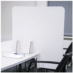 cartonia 5er-Pack Nies- und Spuckschutz / Papptrennwände für Tische 79 x 70 cm