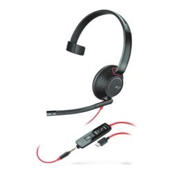 Plantronics Headset Blackwire C5210 monaural USB-C / 3,5 mm