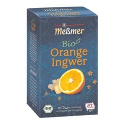 Memer BIO Frchtetee Orange Ingwer Tassenportion, Papierkuvert, 20er-Pack