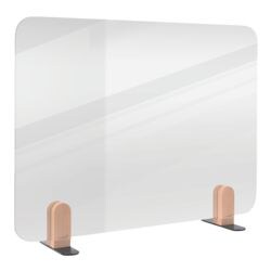 Legamaster Tischtrennwand transparent ELEMENTS 60x80 cm freistehend