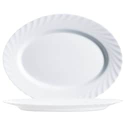 Arcoroc Platte oval TRIANON White 35 cm