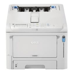 OKI C650 Laserdrucker, A4, 1200 x 1200 dpi, mit LAN und aufrstbar mit WLAN