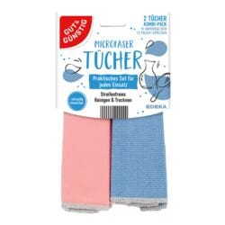 Gut & G�nstig 2er-Pack Microfasert�cher �Universaltuch + Poliertuch�