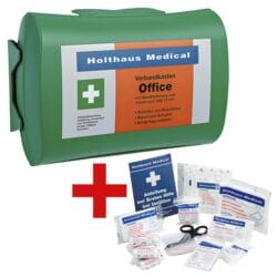 Holthaus Medical Betriebsverbandkasten Office - DIN 13157 inkl. 64-teiliges Fllsortiment DIN 13157 fr Erste Hilfe