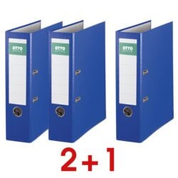 2+1 Ordner A4 OTTO Office Exclusive I breit blau