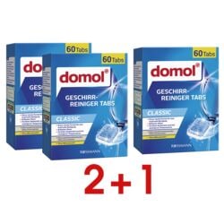 domol 2 + 1 Aktion: Geschirrreiniger Tabs »Classic« 3x 60 Tabs