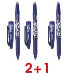 2+1 Aktion: Tintenroller Pilot FriXion Ball 0.7 blau, radierbar