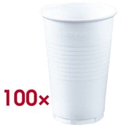 Papstar Einweg-Trinkbecher 0,3L weiß Papstar Einweg-Trinkbecher 0,3L weiß