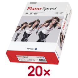 20x Kopierpapier A4 Plano Plano Speed - 10000 Blatt gesamt, 80 g/m² 20x Kopierpapier A4 Plano Plano Speed - 10000 Blatt gesamt, 80 g/m²