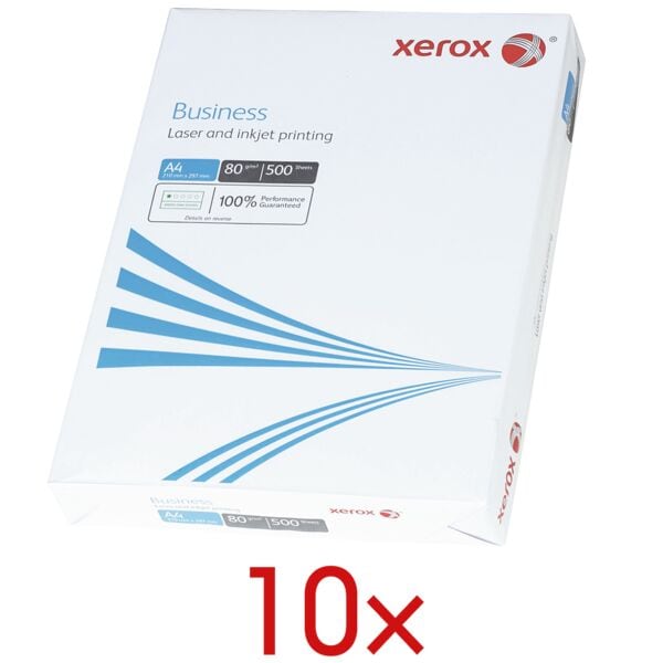 10x Multifunktionales Druckerpapier A4 Xerox Business - 5000 Blatt gesamt,  Bei OTTO Office günstig kaufen.