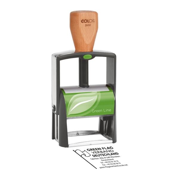Colop Selbstfrbender Textstempel 2600 Green Line