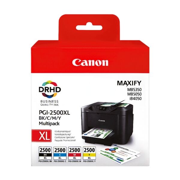 Canon Tintenpatronen-Set PGI-2500XL BK/C/M/Y