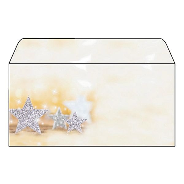 Sigel Weihnachts-Umschlag »Glitter Stars« - 50 Stück Sigel Weihnachts-Umschlag »Glitter Stars« - 50 Stück