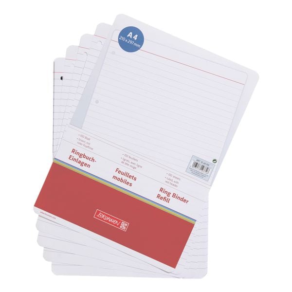 Brunnen Ringbucheinlage A4 liniert