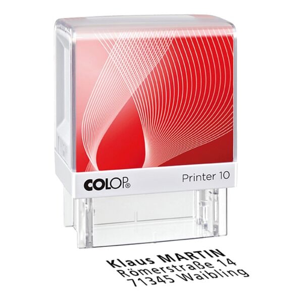 Colop Selbstfärbender Textstempel »Printer 10« Colop Selbstfärbender Textstempel »Printer 10«