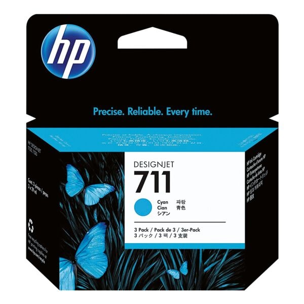 HP Tintenpatrone HP 711, cyan - CZ134A