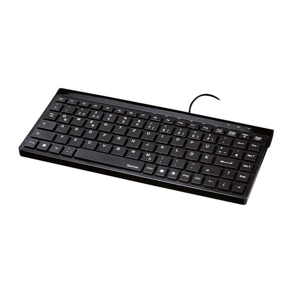 Hama Kabelgebundene Softtouch Mini-Tastatur SL720