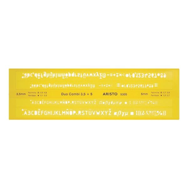 Aristo Schriftschablone »AR 5305 Duo-Combi« Aristo Schriftschablone »AR 5305 Duo-Combi«