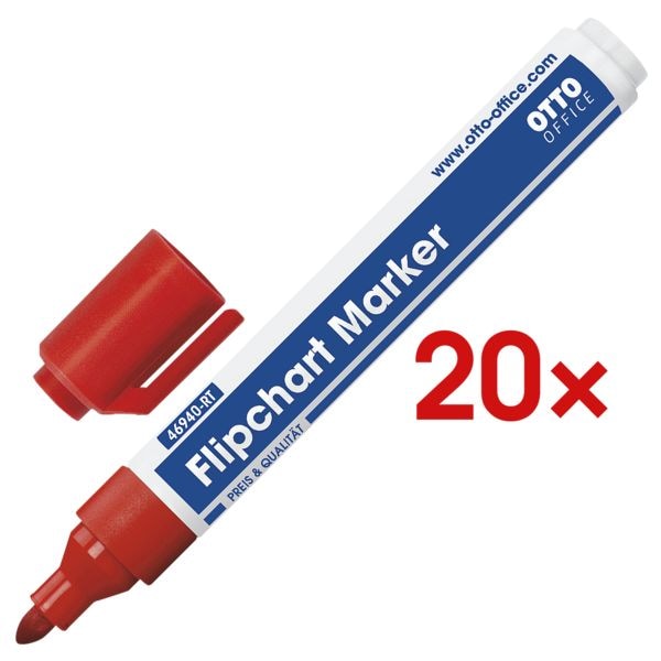 OTTO Office 20x Flipchart Marker