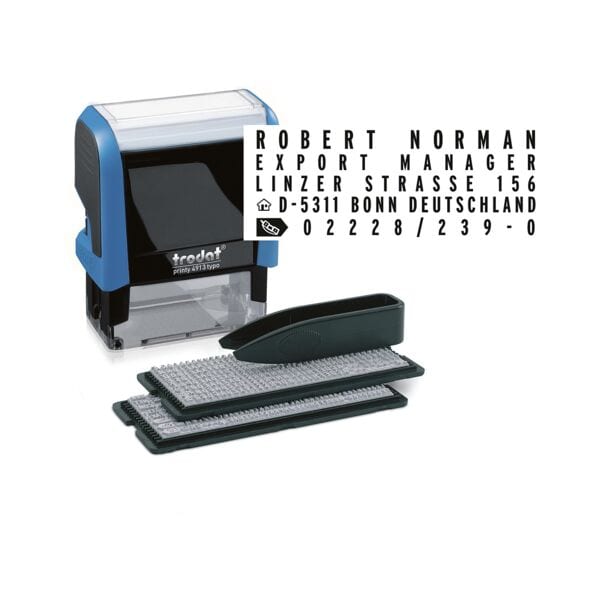 Trodat Textstempel-Set Printy 4913 Typomatic