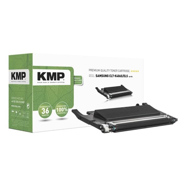 KMP Toner ersetzt Samsung CLT-K406S/ELS K406S BK