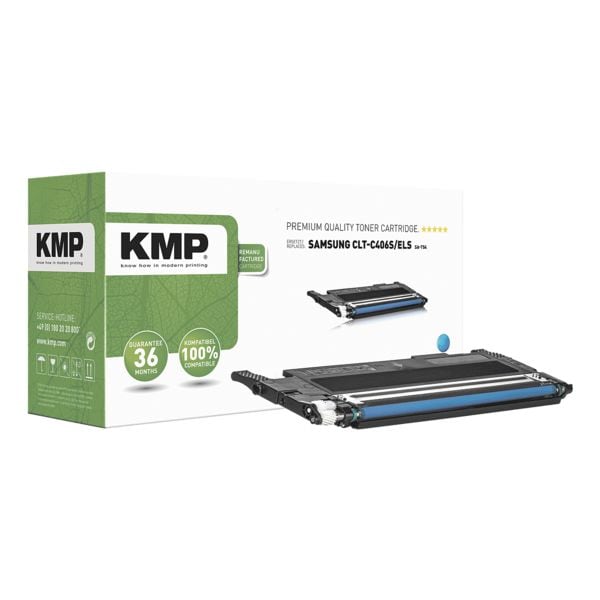 KMP Toner ersetzt Samsung CLT-C406S/ELS K406S C