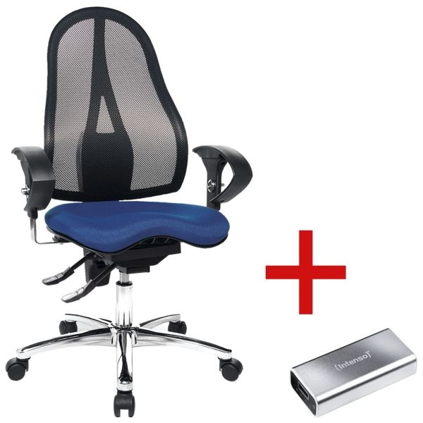Bürostuhl Topstar »Sitness 15« mit Armlehnen inkl. Powerbank A5200 Bürostuhl Topstar »Sitness 15« mit Armlehnen inkl. Powerbank A5200
