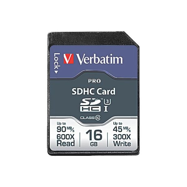 Verbatim SDHC-Speicherkarte »Pro U3 16GB« Verbatim SDHC-Speicherkarte »Pro U3 16GB«