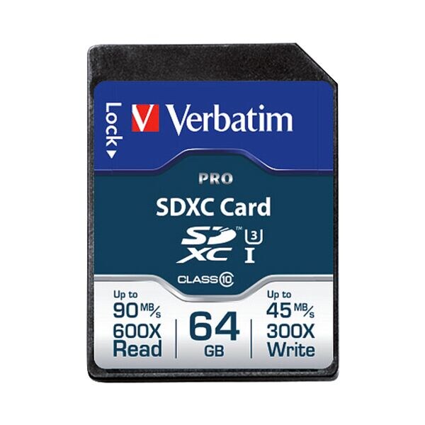 Verbatim SDHC-Speicherkarte »Pro U3 64GB« Verbatim SDHC-Speicherkarte »Pro U3 64GB«