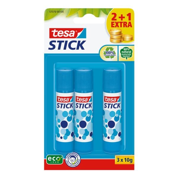 tesa 2+1 Klebestift Stick ecoLogo 57076 10 g